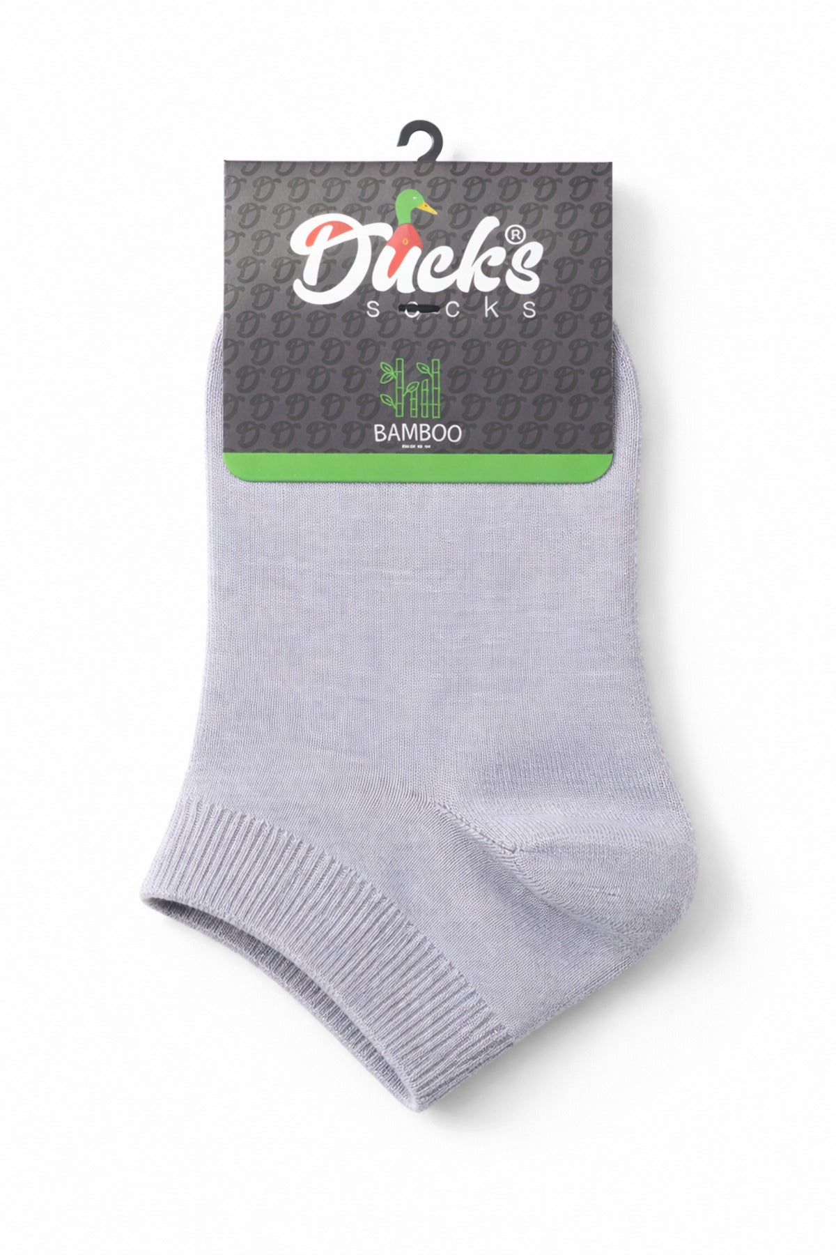 Erkek Gri Bambu Patik Kutulu Çorap 6 Çift Dikişsiz Nefes Alabilir Terletmez