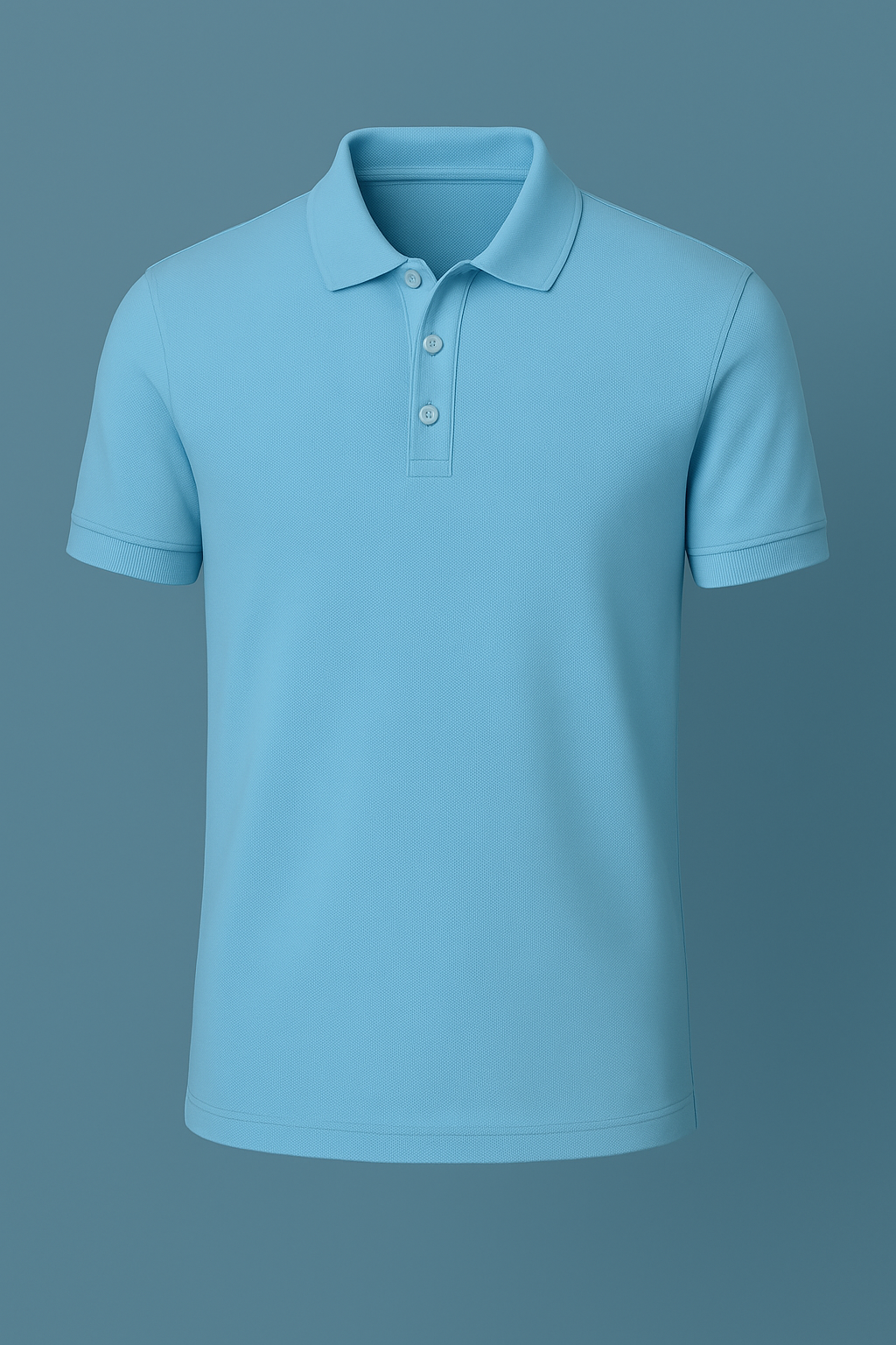Erkek Bebe Mavisi Polo Yaka T-shirt