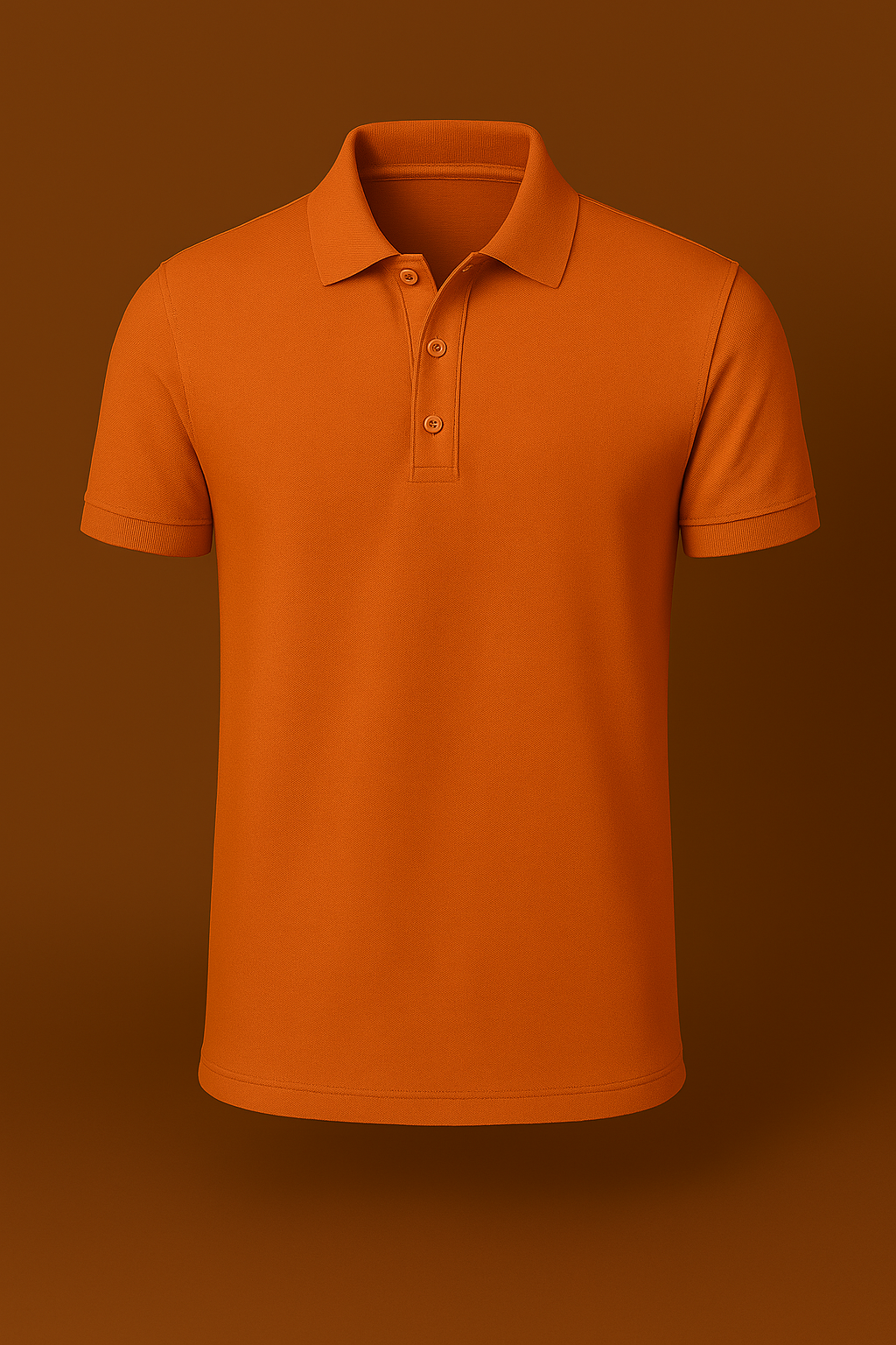 Erkek Turuncu Polo Yaka T-shirt