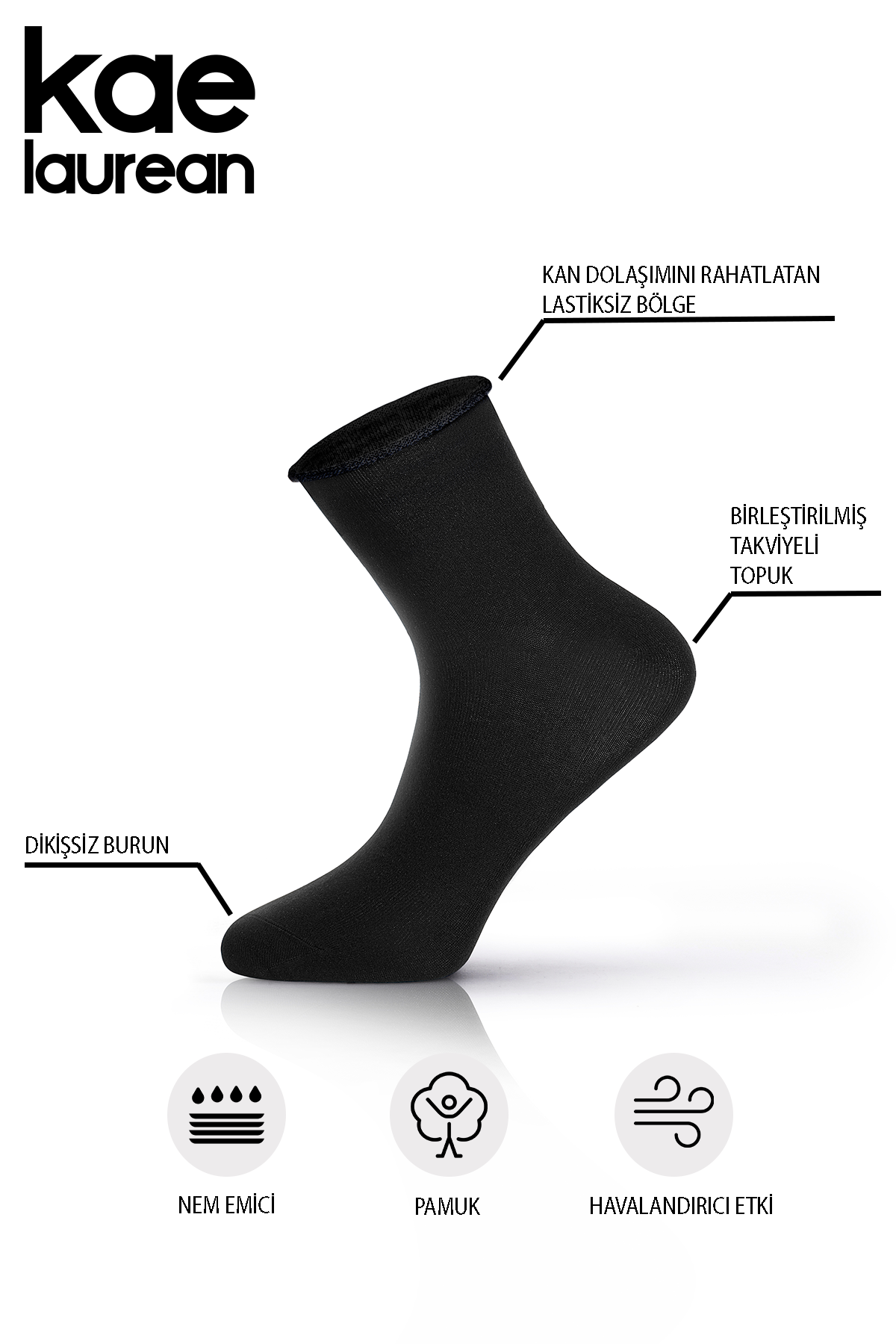 Erkek 4'lü Pamuklu Lastiksiz Çok Renkli Dikişsiz Esnek Iz Bırakmaz Kısa Konç Sıkmayan Çorap