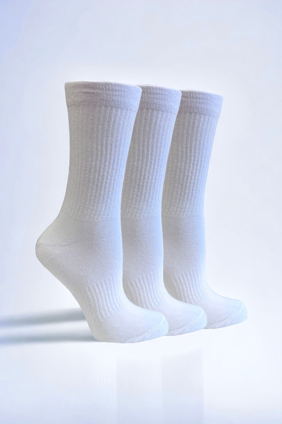 Erkek 3'lü Tenis Boy Spor Çorap