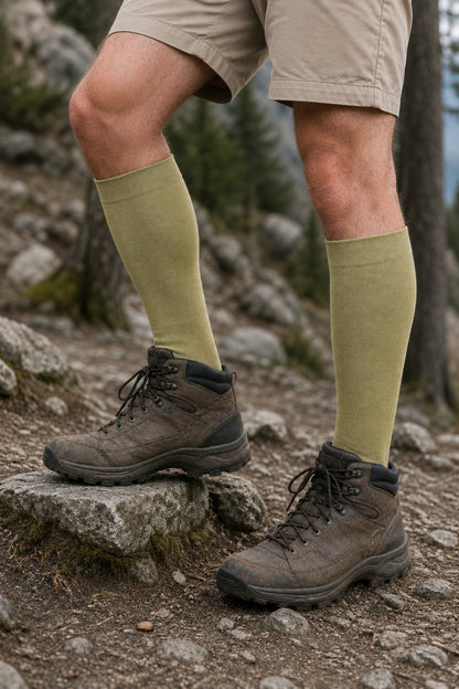 Erkek Outdoor Çorap 6 Çift Kutulu Pamuklu Uzun Konç Asker Çorabı