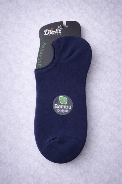 Erkek Bambu 24'lü Set Dikişsiz Yıkamalı Sneakers Çorap