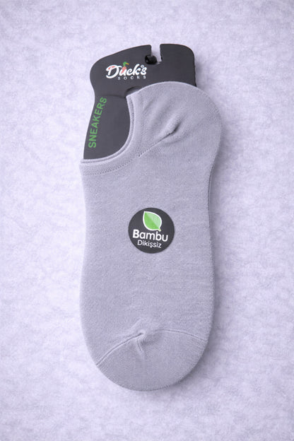 Erkek Bambu 24'lü Set Dikişsiz Yıkamalı Sneakers Çorap