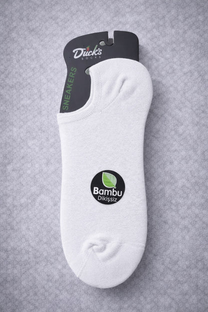 Erkek Bambu 24'lü Set Dikişsiz Yıkamalı Sneakers Çorap