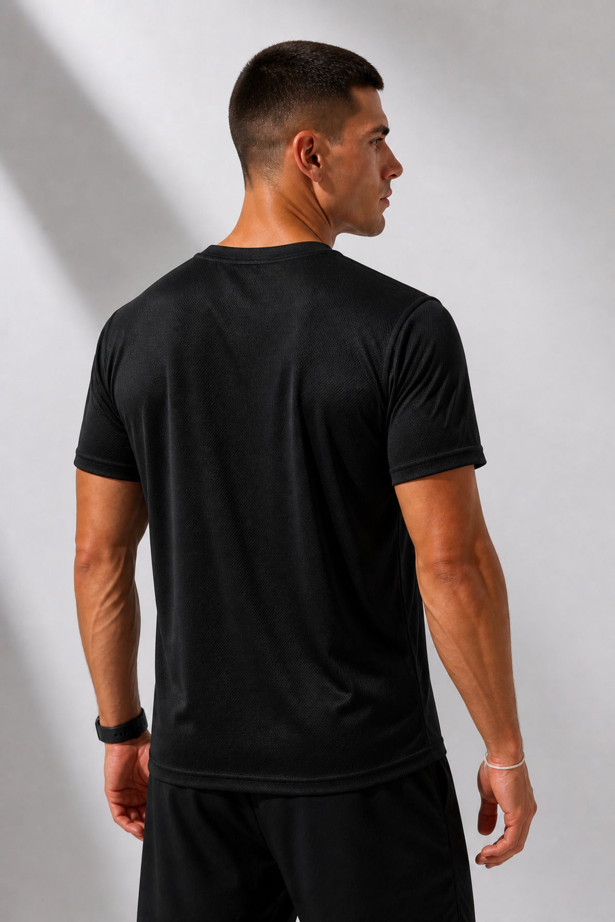 Erkek Spor Tişört Hızlı Kuruyan Esnek ve Dayanıklı Kumaş Nem Emici Spor T-Shirt