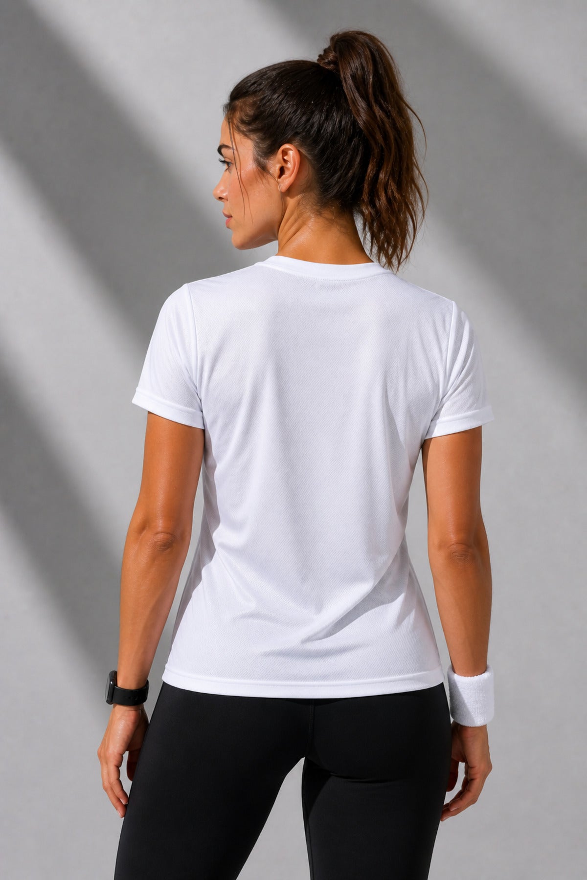 Kadın Performans Spor Tişört Hızlı Kuruyan Esnek ve Dayanıklı Kumaş Nem Emici Spor T-Shirt