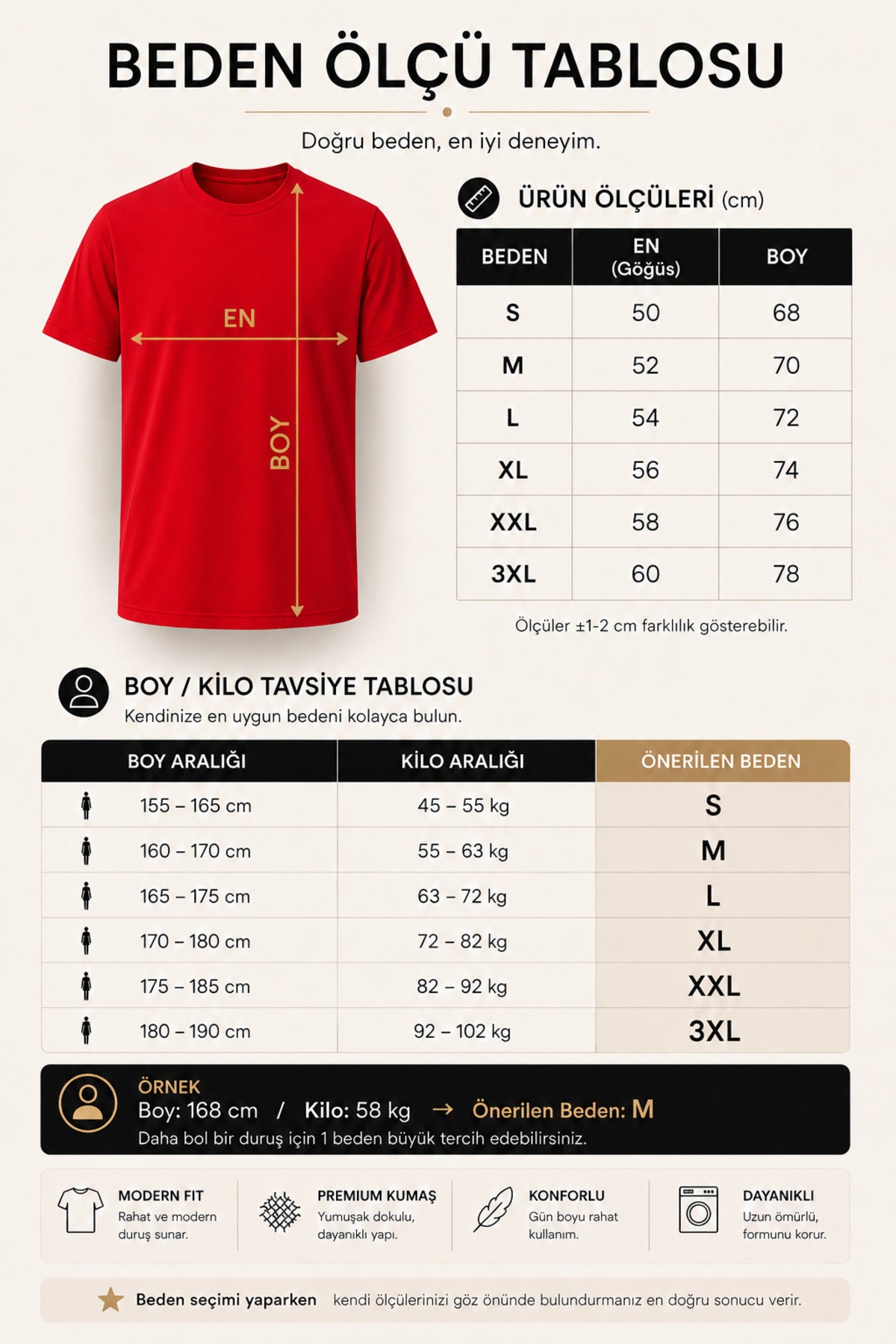 Kadın Basic Kırmızı Tişört %100 Pamuk Rahat Kalıp Günlük Bisiklet Yaka T-Shirt