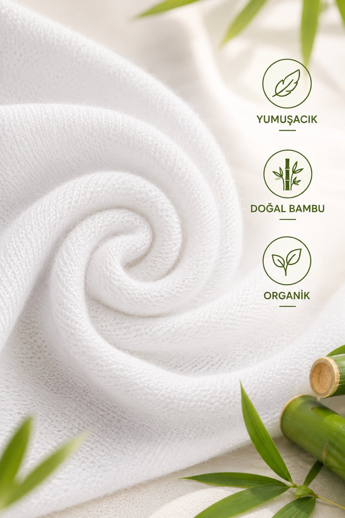 Kadın Beyaz 6'lı Bambu Extra Yumuşak Yazlık Dikişsiz Çorap Terletmeyen Soft Çorap