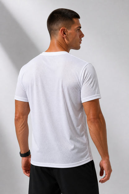 Erkek Performans Spor Tişört Hızlı Kuruyan Esnek ve Dayanıklı Kumaş Nem Emici Spor T-Shirt