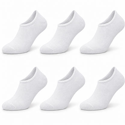 8034 erkek bambu sneaker çorap 6 çift – Beyaz – 1. görsel