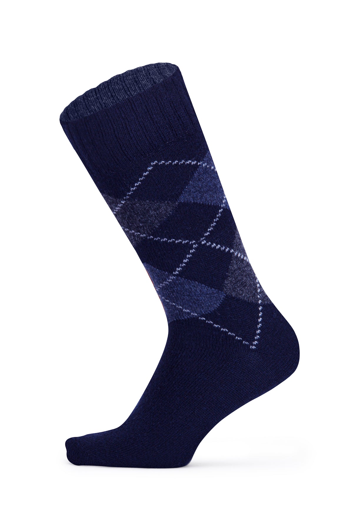 Men's 4-Pack Lambswool Patterned Wool Socks