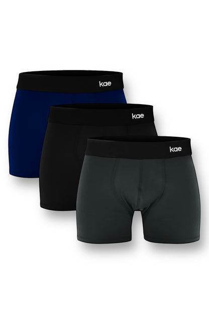 Erkek 3'lü Boxer Uzun Ömürlü Konforlu ve Nefes Alabilir