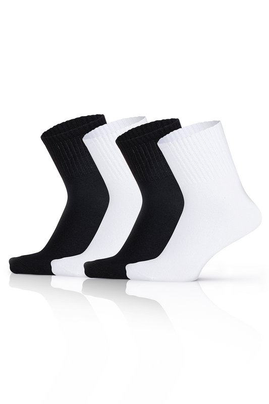 KaeLaurean 4-Pack Tennis Model Men's Socks Extra Comfortable 