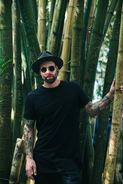 Erkek Kısa Kollu Basic Siyah Tişört